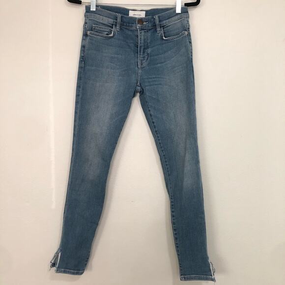 Current/Elliot The Stiletto Vent Hem Skinny Jeans - Picture 2 of 5